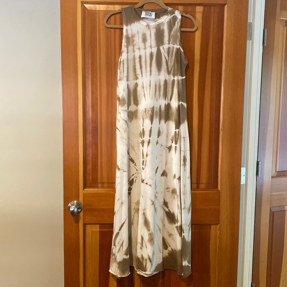 FREE brand Tie Dye Tank Dress